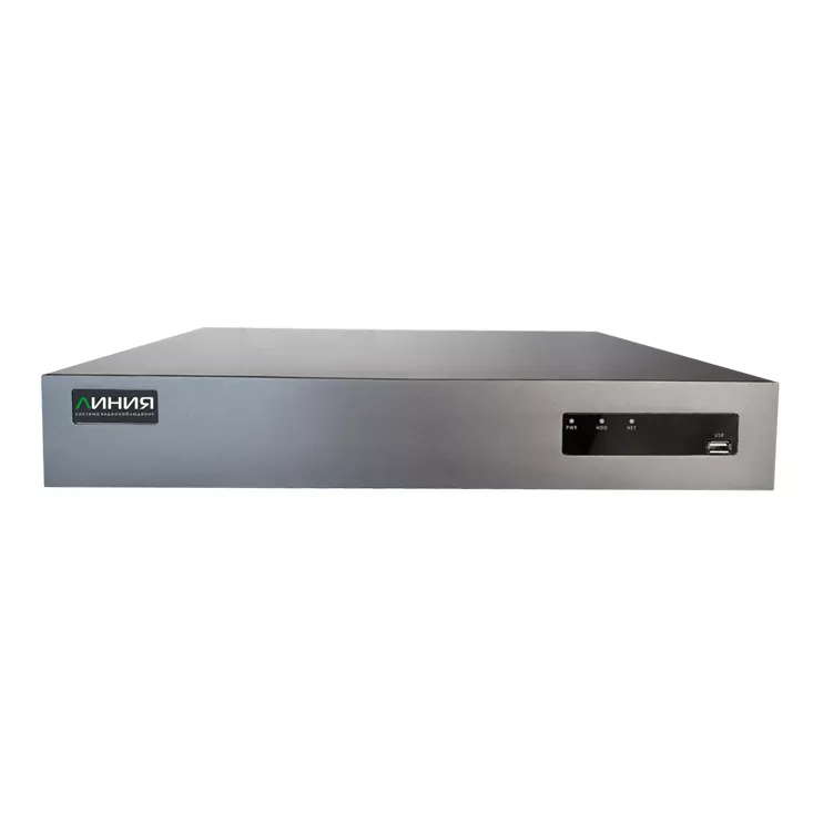IP-видеорегистратор Линия NVR H.265 для IP-видеокамер. Количество каналов: видео - 32, аудио - 32, 4HDD общим объемом до 48Тб (имеет потертости)